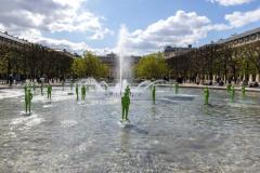 2022, 30 ans de l'homme de Bessines, France - Paris - Jardin du Palais Royal