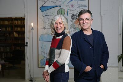 Portraits Fabrice Hyber / Nathalie Talec 